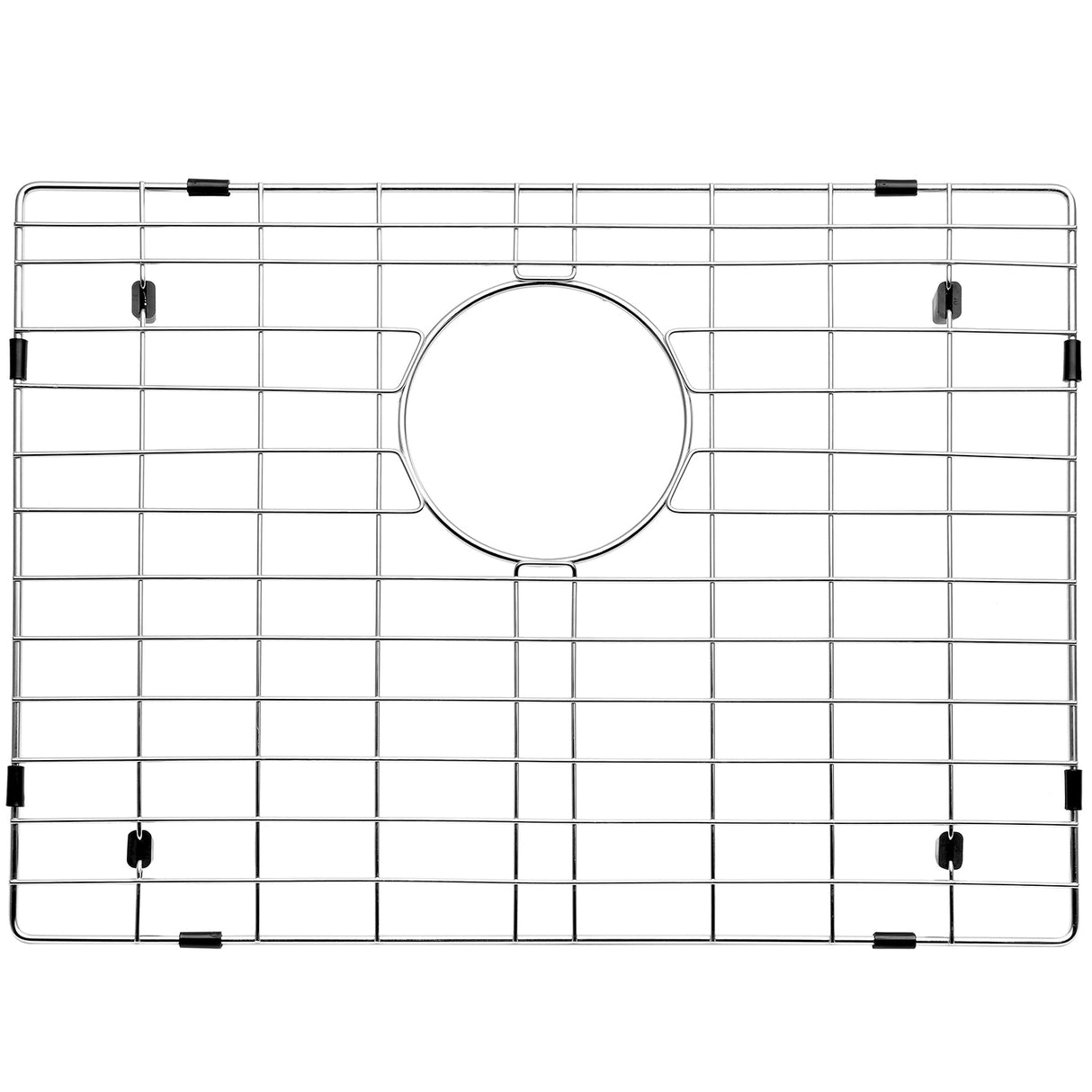 Serene Valley 19 - 1/4" X 14 - 1/8" Sink Grid, Rear Drain with Corner Radius R 3/8", NLW2015R - Serene Valley