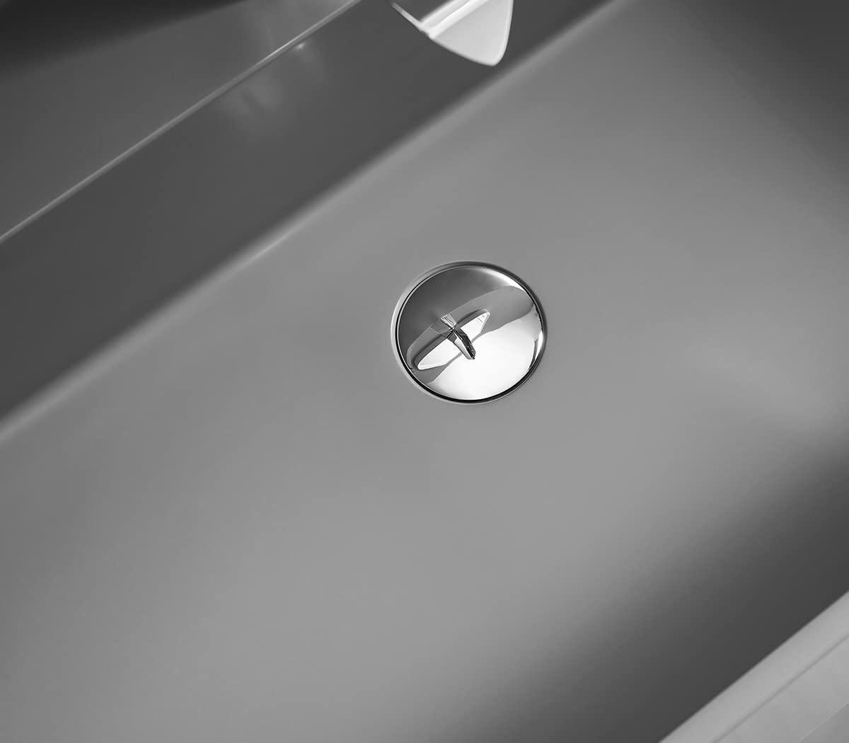 Serene Valley Bathroom Floating Vanity, 32" Wall - Mount Sink with Large Storage Space and Pop - Up Strainer, Solid Surface Material in Matte Gray, SVWS609 - 32GR - Serene Valley