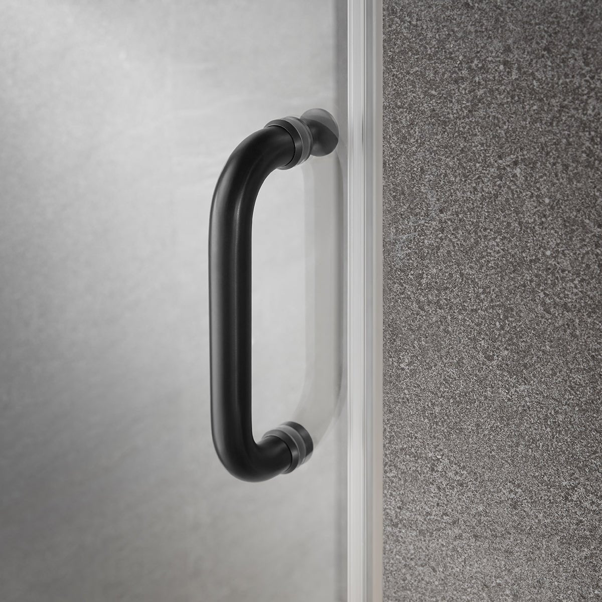 Serene Valley Frameless Hinged Shower Door SVSD5004 - 3072MB, 3/8" Tempered Glass with Easy - Clean Coating, 304 Stainless Steel Hardware in Matte Black 30"W x 72"H - Serene Valley