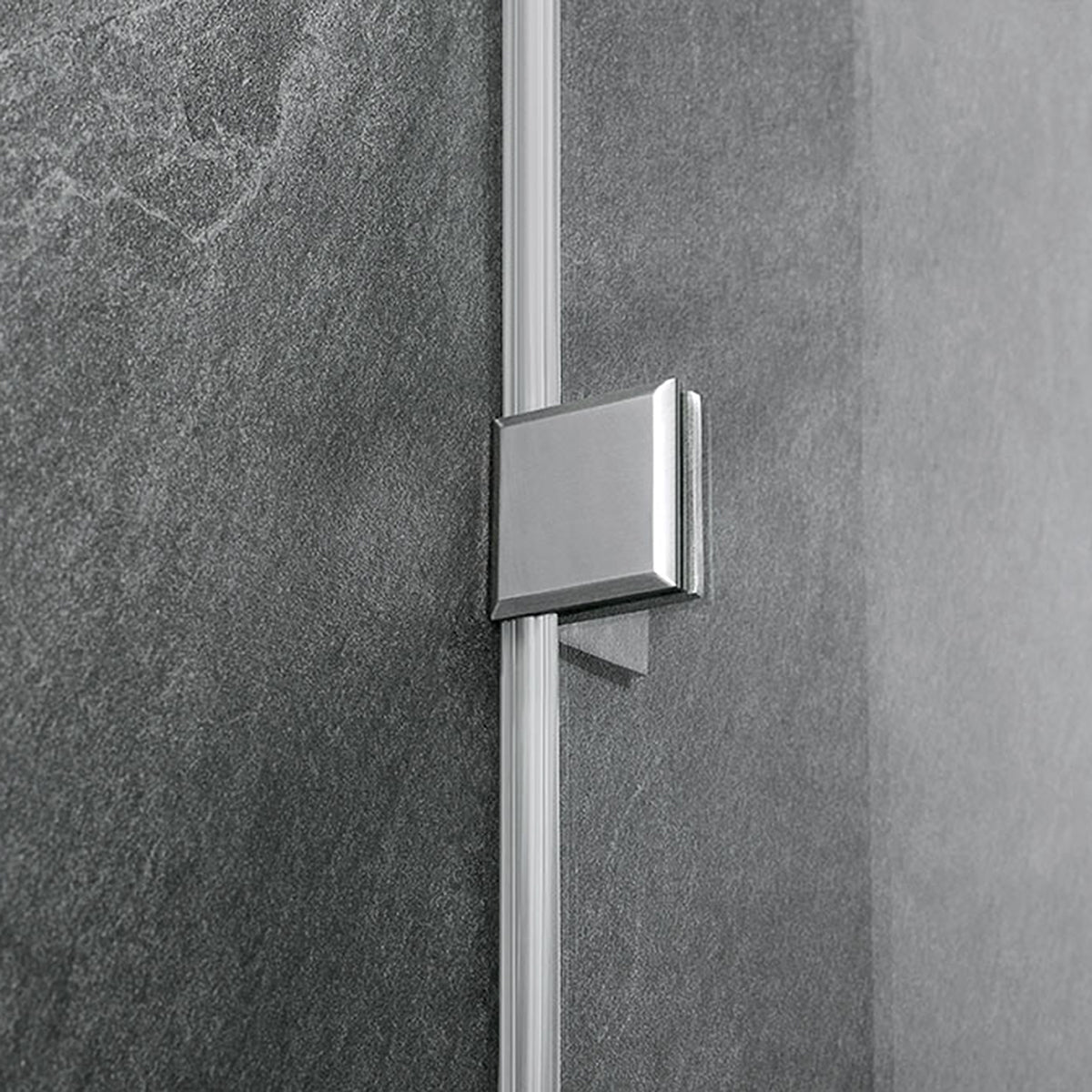 Serene Valley Frameless Hinged Shower Door with Inline Panel SVSD5004 - 5972BN, 3/8" Tempered Glass with Easy - Clean Coating, 304 Stainless Steel Hardware in Brushed Nickel 59"W x 72"H - Serene Valley
