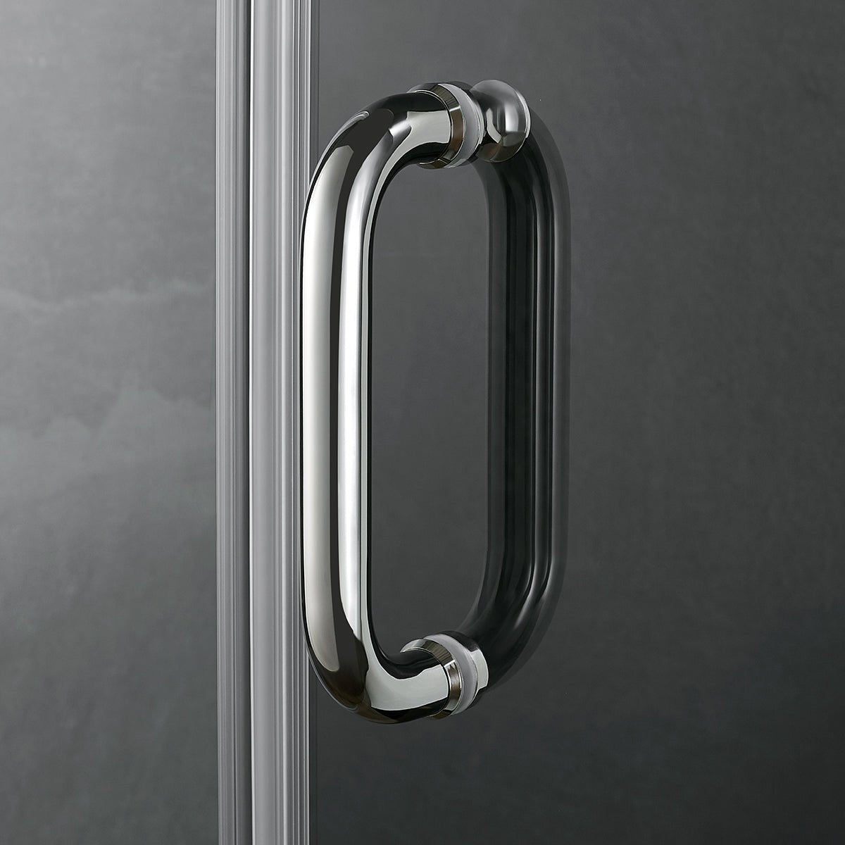 Serene Valley Frameless Hinged Shower Door with Inline Panel SVSD5004 - 5972CH, 3/8" Tempered Glass with Easy - Clean Coating, 304 Stainless Steel Hardware in Chrome 59"W x 72"H - Serene Valley