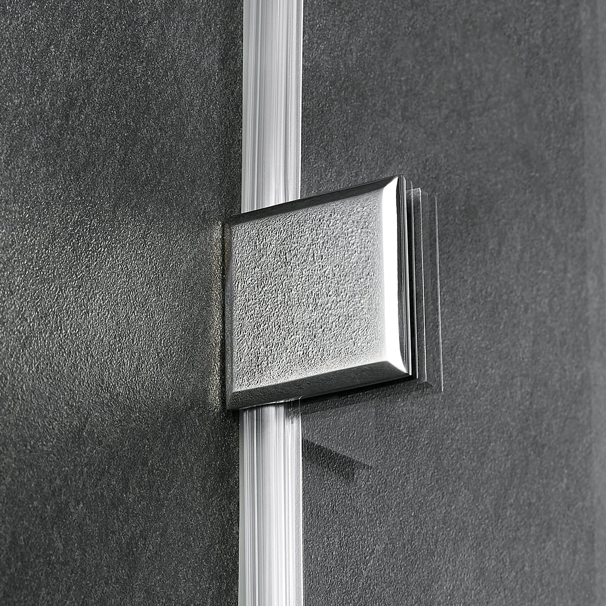 Serene Valley Frameless Hinged Shower Door with Inline Panel SVSD5004 - 5972CH, 3/8" Tempered Glass with Easy - Clean Coating, 304 Stainless Steel Hardware in Chrome 59"W x 72"H - Serene Valley