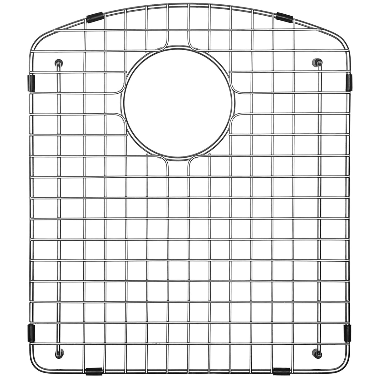 Serene Valley Sink Bottom Grid 14 - 1/2" L x 16 - 13/16" W, Rear Drain, Sink Rack NDG1517R - Serene Valley