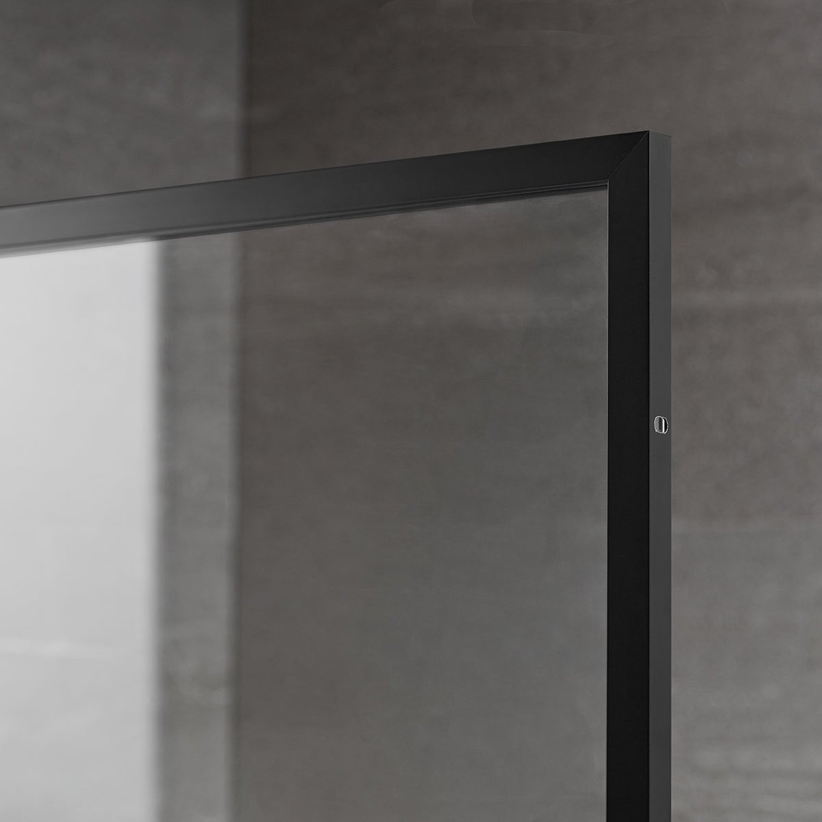 Serene Valley Stand - Alone Shower Screen SVSD5008 - 3474MB, 3/8" Tempered Glass with Easy - Clean Coating, Premium 304 Stainless Steel Construction with Reversible Installation, Matte Black Finish - Serene Valley