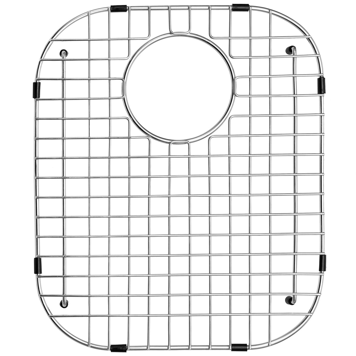 Sink Bottom Grid 13 - 11/16" X 16 - 5/8", Rear Drain with Corner Radius 3 - 1/2", Sink Protector NDG1416R - Serene Valley
