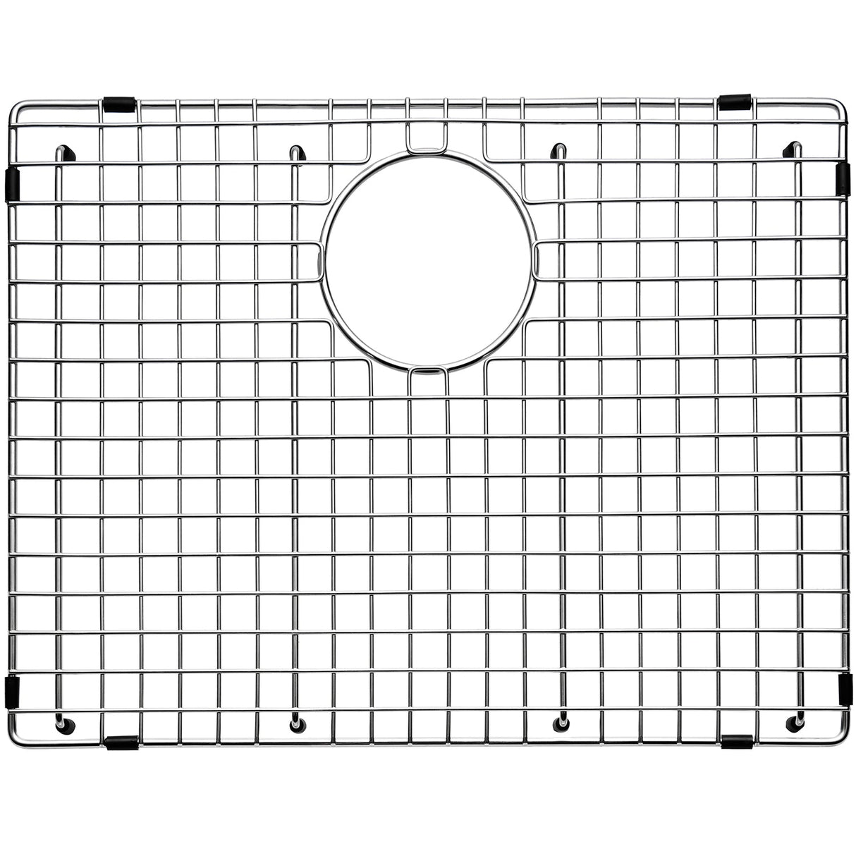 Sink Bottom Grid 20 - 11/16" X 15 - 13/16", Rear Drain with Corner Radius 3/16" NDG2116R - Serene Valley