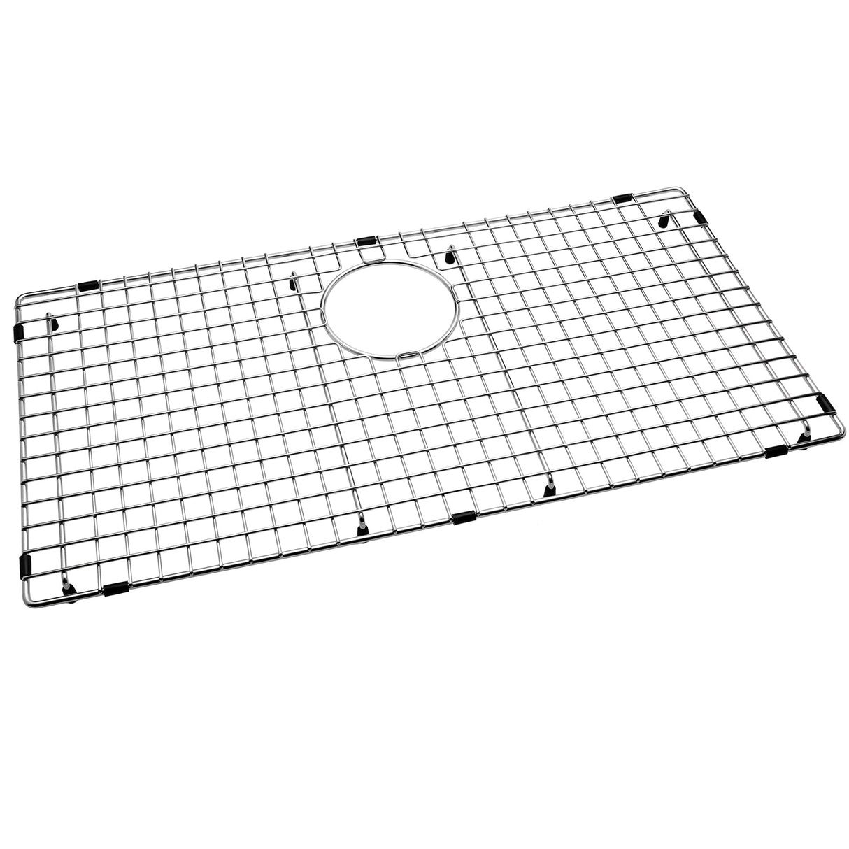 Sink Bottom Grid 28 - 3/8" x 14 - 3/16", Rear Drain with Corner Radius 3/16" NDG2915R - Serene Valley