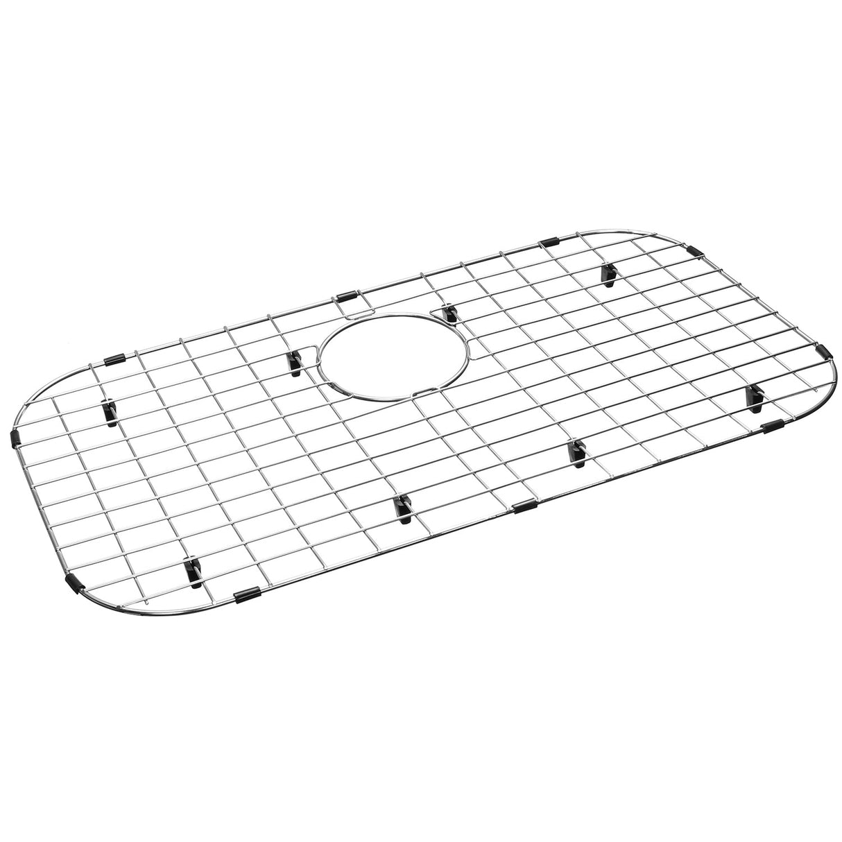 Sink Protector Grid 26 - 1/16" x 14 - 1/16", Rear Drain with Corner Radius 3 - 1/2" NLW2614R - Serene Valley