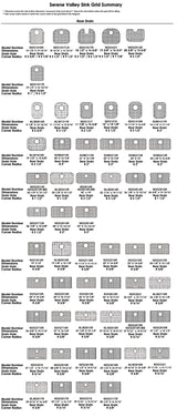 Serene Valley Sink Grid 18-1/8" L x 13-3/8" W, Centered Drain with Corner Radius 3-1/2", NDG1813C