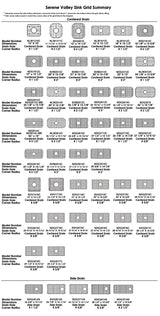 Serene Valley Sink Grid 18-1/8" L x 13-3/8" W, Centered Drain with Corner Radius 3-1/2", NDG1813C
