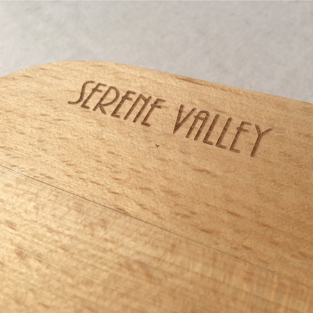 Paddle cutting board and bread board 15 3/4"x 4 5/16" x 5/8", NDA0044 - Serene Valley