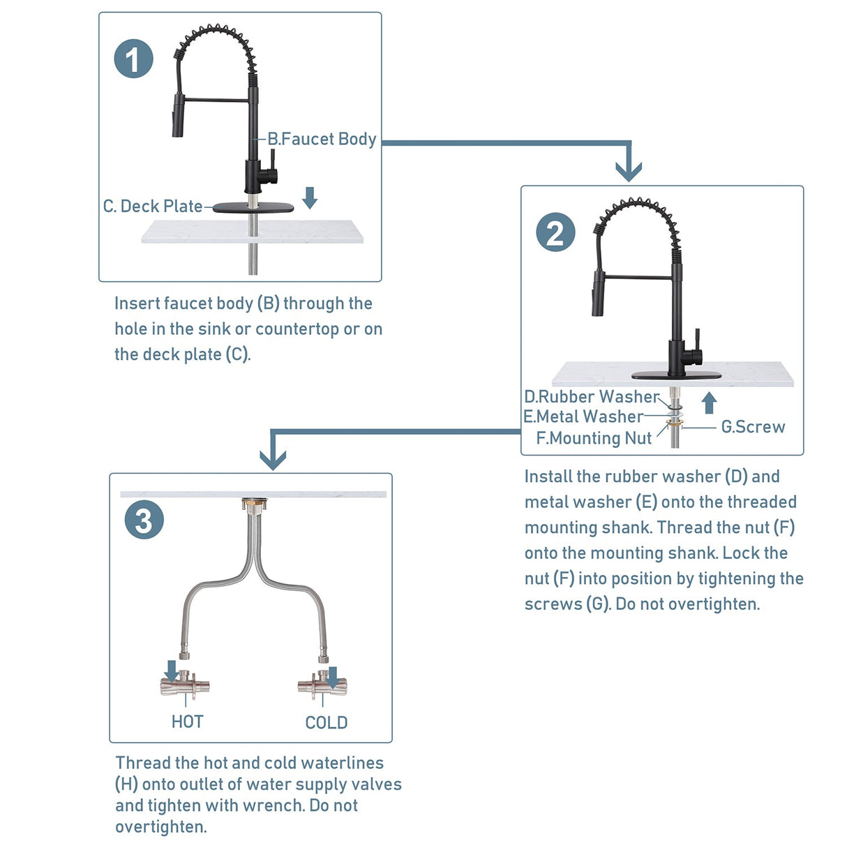 Pull - Out Sprayer Kitchen Faucet SNK310MB, Single Lever Handle, Matte Black MB Finish with cUPC/NSF/CEC Compliant Quality - Serene Valley