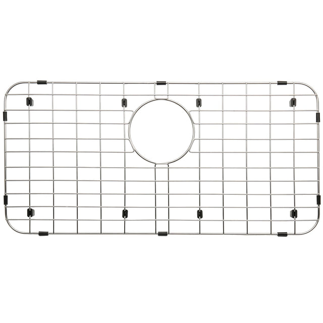 Serene Valley 25 - 1/4" X 12 - 1/2“ Sink Grid , Rear Drain with Corner Radius 1 - 1/2", NLW2513R - Serene Valley