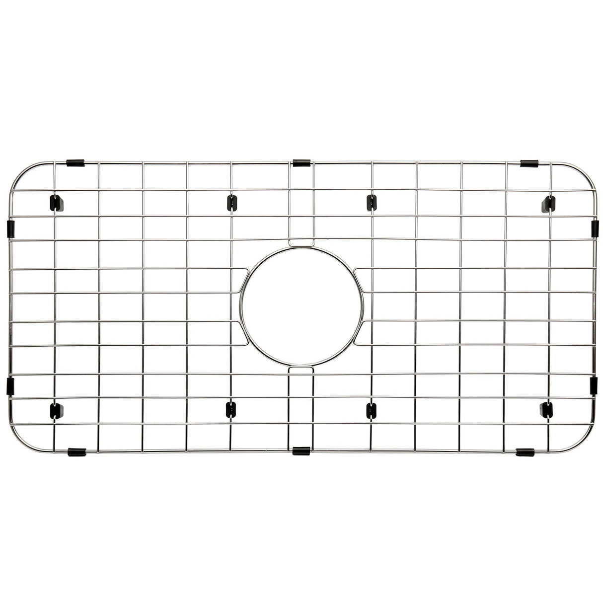 Serene Valley 25 - 1/8" x 12 - 7/8" Sink Grid , Centered Drain with Corner Radius 1 - 1/2", NLW2513C - Serene Valley