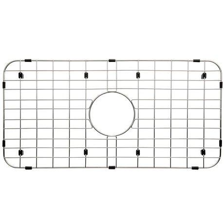 Serene Valley 25 - 1/8" x 12 - 7/8" Sink Grid , Centered Drain with Corner Radius 1 - 1/2", NLW2513C - Serene Valley