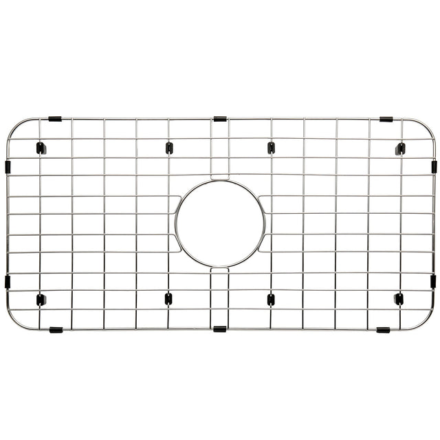 Serene Valley 25 - 1/8" x 12 - 7/8" Sink Grid , Centered Drain with Corner Radius 1 - 1/2", NLW2513C - Serene Valley