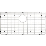 Serene Valley 29 - 1/2" x 16 - 1/2" Sink Bottom Grid, Rear Drain with Corner Radius 3/16", Sink Grids Stainless Steel NLW3017R - Serene Valley