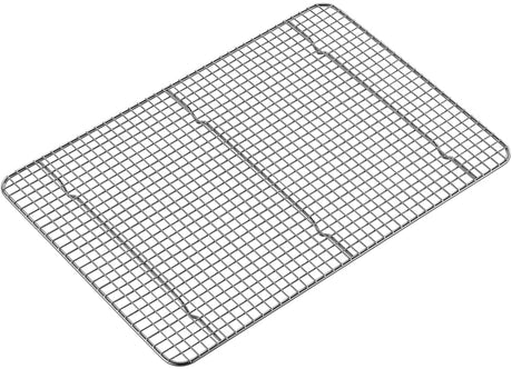 Serene Valley Baking and Cooling Racks, 2 Pieces of 10" x 15", 304 Grade Stainless Steel Wire Cooking Rack, Oven - Safe Grid for Roasting and Grilling SVBR1015 - Serene Valley