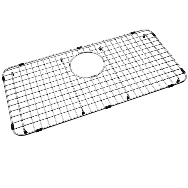 Serene Valley Sink Bottom Grid 24 - 1/8" X 12 - 3/4", Rear Drain with Corner Radius 2", Sink Protector SVM2413R - Serene Valley