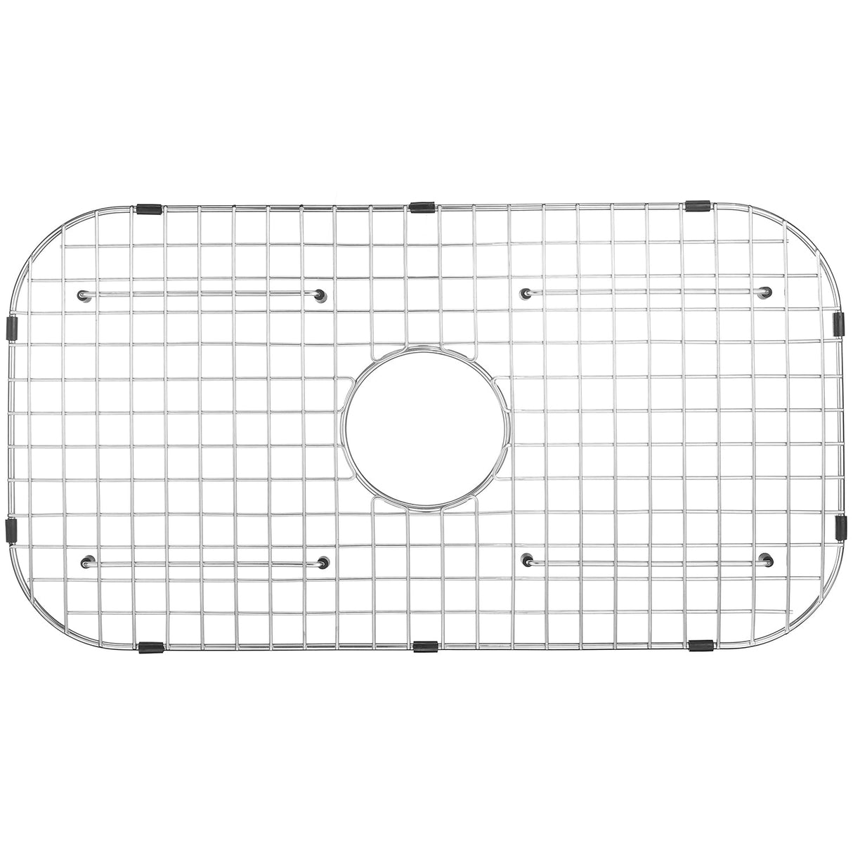 Serene Valley Sink Bottom Grid 26" x 14 - 1/8", Centered Drain with Corner Radius 3 - 1/2", NDG6016 - Serene Valley