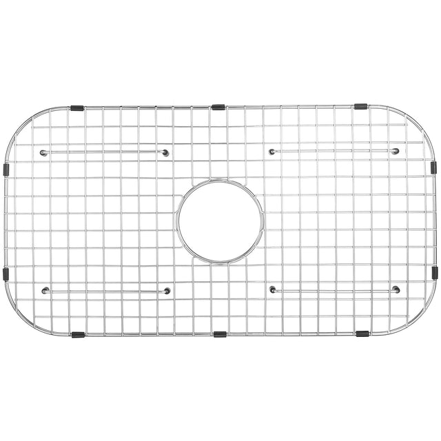 Serene Valley Sink Bottom Grid 26" x 14 - 1/8", Centered Drain with Corner Radius 3 - 1/2", NDG6016 - Serene Valley