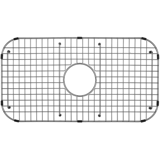 Serene Valley Sink Bottom Grid 27 - 1/2" x 14 - 1/4", Centered Drain with Corner Radius 3 - 1/2", NDG2814C - Serene Valley