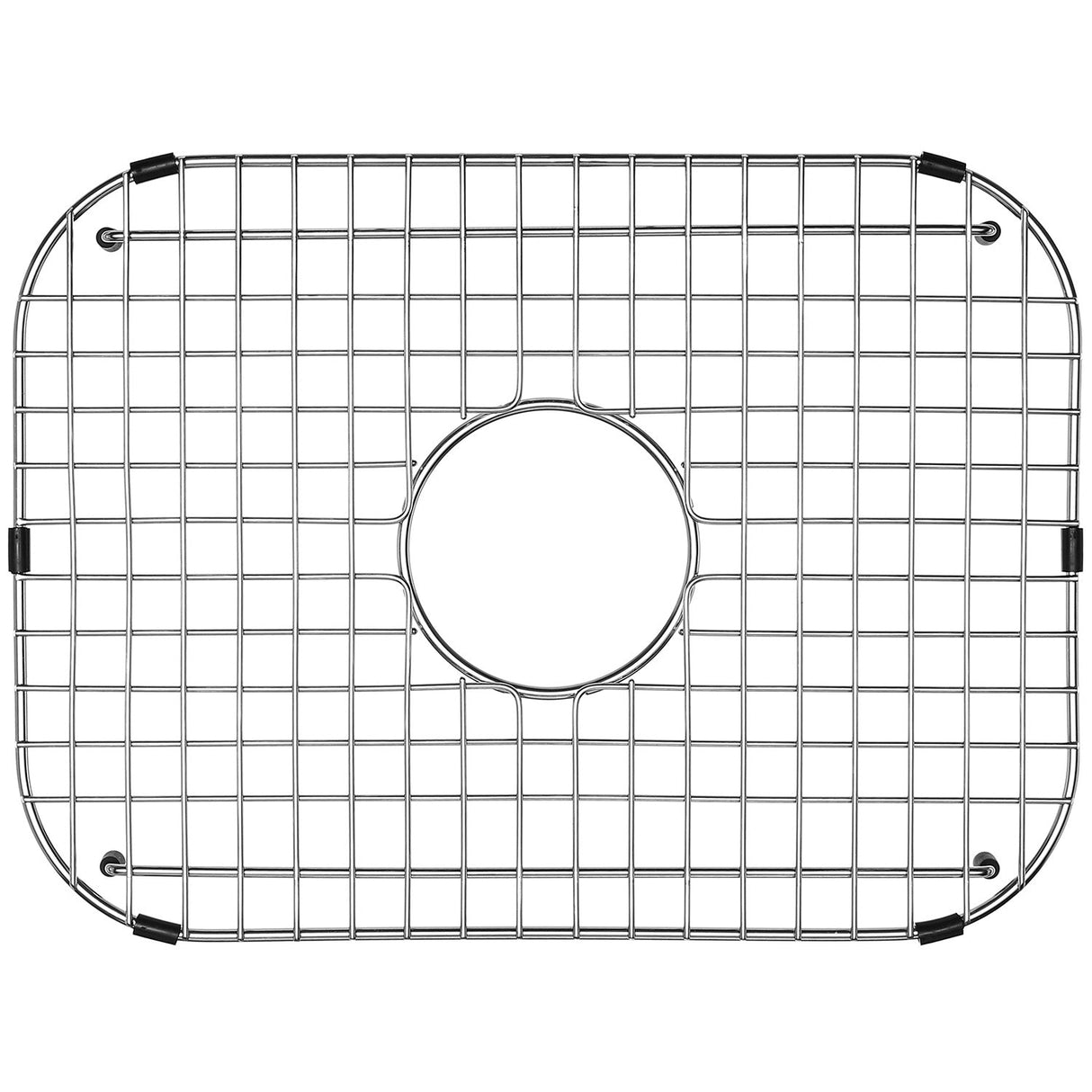 Serene Valley Sink Grid 18 - 1/8" L x 13 - 3/8" W, Centered Drain with Corner Radius 3 - 1/2", NDG1813C - Serene Valley