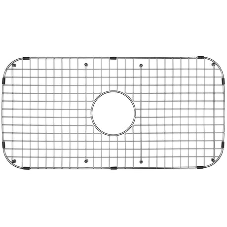 Serene Valley Sink Grid 26 - 13/16" x 13 - 3/8", Centered Drain with Corner Radius 3", NDG2613C - Serene Valley