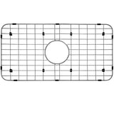 Sink Bottom Grid 24 - 1/8" x 12 - 5/8", Centered Drain with Corner Radius 1 - 1/2" NLW2412C - Serene Valley