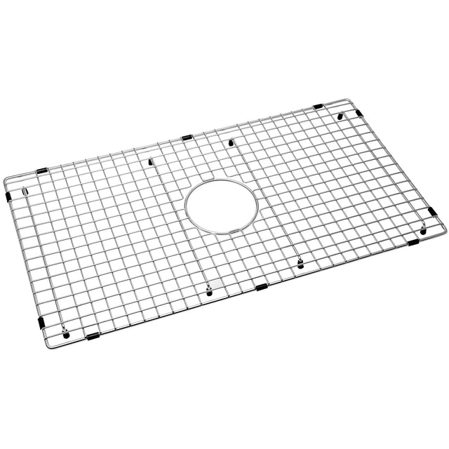 Sink Bottom Grid 24 - 9/16" X 14 - 7/16", Centered Drain with Corner Radius 3/8", Sink Protector NDG2515C - Serene Valley