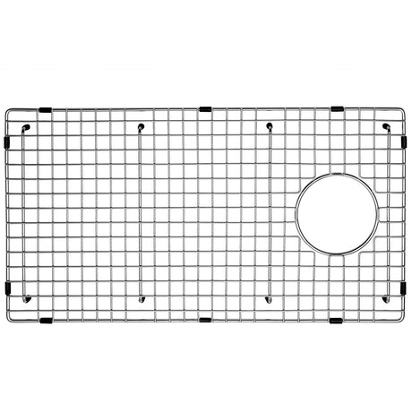 Sink Bottom Grid 26 - 15/16" X 14 - 1/16", Side Drain with Corner Radius 3/8",NDG2714S - Serene Valley