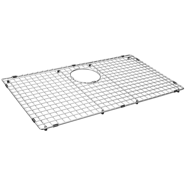 Sink Bottom Grid 26 - 3/8" X 14 - 7/16", Rear Drain with Corner Radius 3/8", Sink Protector NDG2715R - Serene Valley