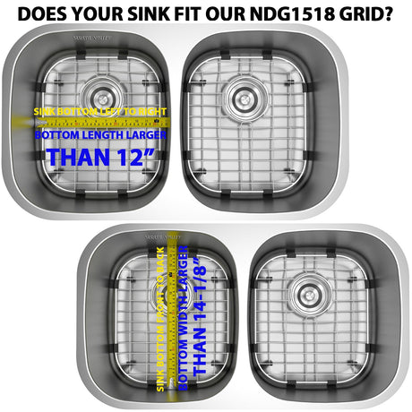 Sink Grid 12 x 14, NDG1518 dim 12" x 14 1/8" - Serene Valley