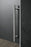 Serene Valley SVSD5001-6066BN Big Roller Frameless Sliding Shower Door - Superclear 3/8" Tempered Glass - 304 Stainless Steel Hardware in Brushed Nickel 56"- 60"W x 66"H