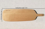 Paddle cutting board and bread board 15 3/4"x 4 5/16" x 5/8", NDA0044