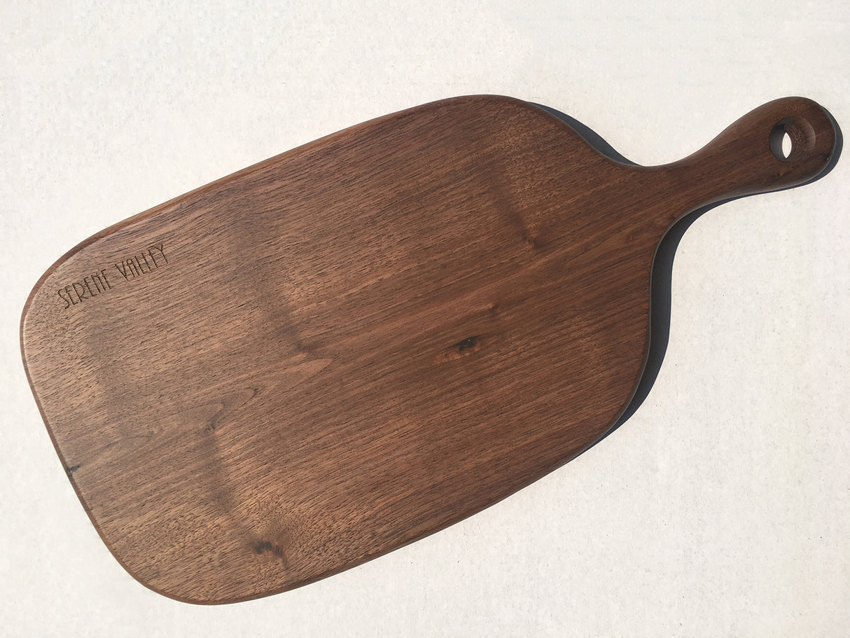 Paddle cutting board and bread board 15 3/16" x 7 5/16" x 3/4", NDA0046