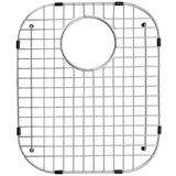 Sink Bottom Grid 13-11/16" X 16-5/8", Rear Drain with Corner Radius 3-1/2", Sink Protector NDG1416R