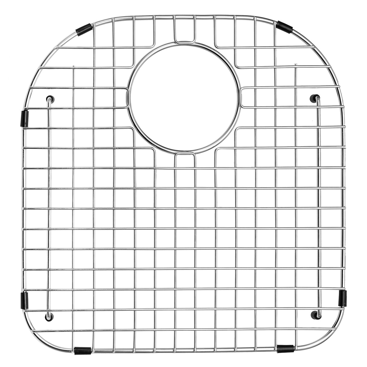 Sink Grid 15-1/8” X 15-15/16“, Rear Drain with Bottom Corner Radius 2-3/8" and Top Corner Radius 5-7/8", NDG1516R