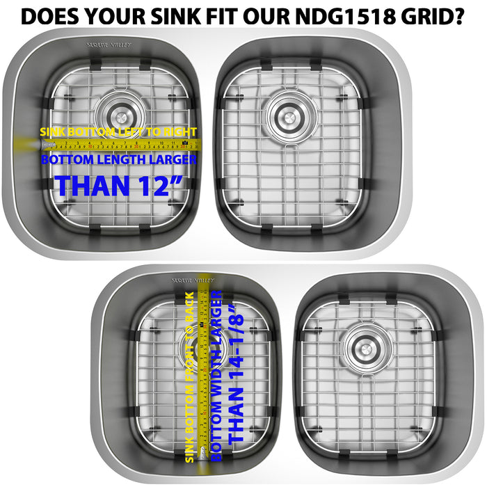 Sink Grid 12 x 14, NDG1518 dim 12" x 14 1/8"