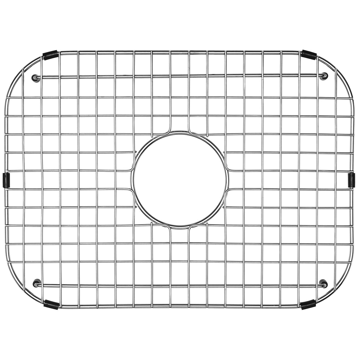 Serene Valley Sink Grid 18-1/8" L x 13-3/8" W, Centered Drain with Corner Radius 3-1/2", NDG1813C