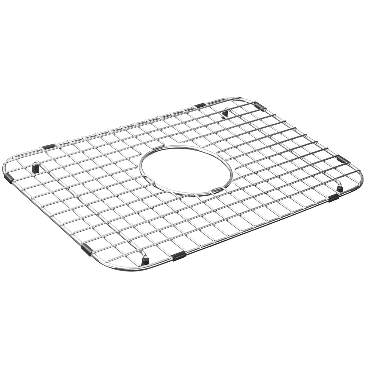 Serene Valley Sink Bottom Grid 19" x 12-1/2", Centered Drain with Corner Radius 1-1/2", NDG1912C