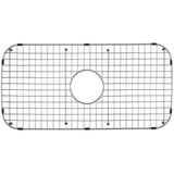 Serene Valley Sink Grid 26-13/16" x 13-3/8", Centered Drain with Corner Radius 3", NDG2613C