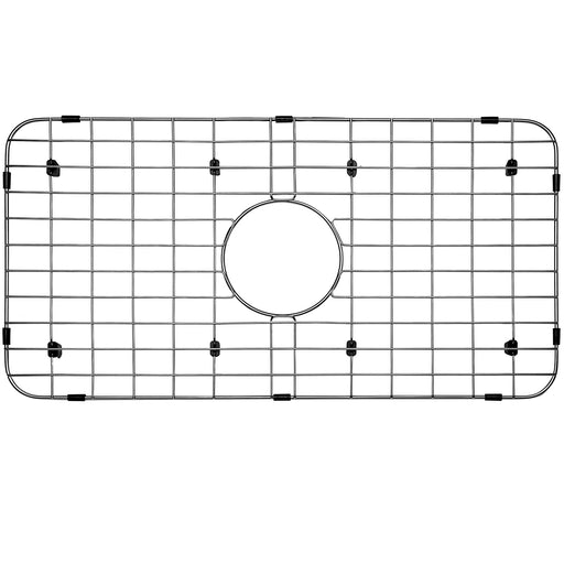Sink Bottom Grid 24-1/8" x 12-5/8", Centered Drain with Corner Radius 1-1/2" NLW2412C