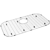 Sink Protector Grid 26-1/16" x 14-1/16", Rear Drain with Corner Radius 3-1/2" NLW2614R