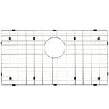 Serene Valley 27-9/16" x 14-9/16" Sink Protector, Rear Drain with Corner Radius 3/16", Sink Grid NLW2815R