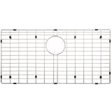 Serene Valley 29-1/2" x 16-1/2" Sink Bottom Grid, Rear Drain with Corner Radius 3/16", Sink Grids Stainless Steel NLW3017R