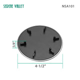 Kitchen Sink Drain Cover, Decorative and Odor Control for Regular 3.5" Sink Drain, 304 Stainless Steel Material NSA101