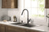Sereve Valley Touch Sensor with Pull-Down Sprayer Kitchen Faucet STK210MB, Single Lever Handle with Deck Plate, Matte Black MB Finish