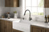Touch Sensor with Pull-Down Sprayer Kitchen Faucet STK211MB, Single Lever Handle with Deck Plate, Matte Black MB Finish