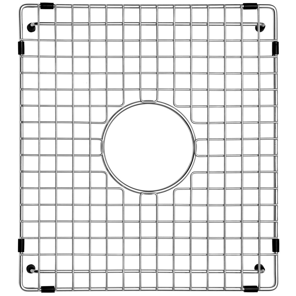 Serene Valley Sink Bottom Grid 13" X 15-1/2", Centered Drain with Corner Radius 3/8", Sink Protector SVH1416C